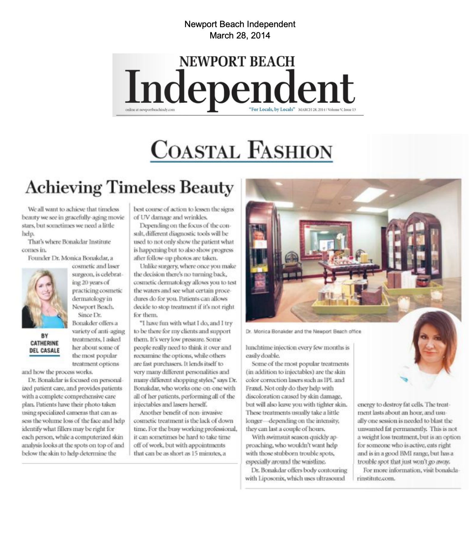 newport beach independent article